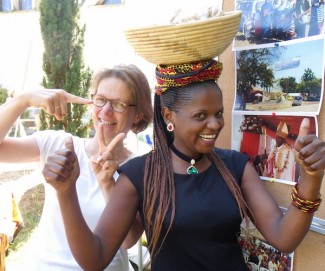Vicky aus Tansania beim Gemeindefest in St. Matthäus 2018